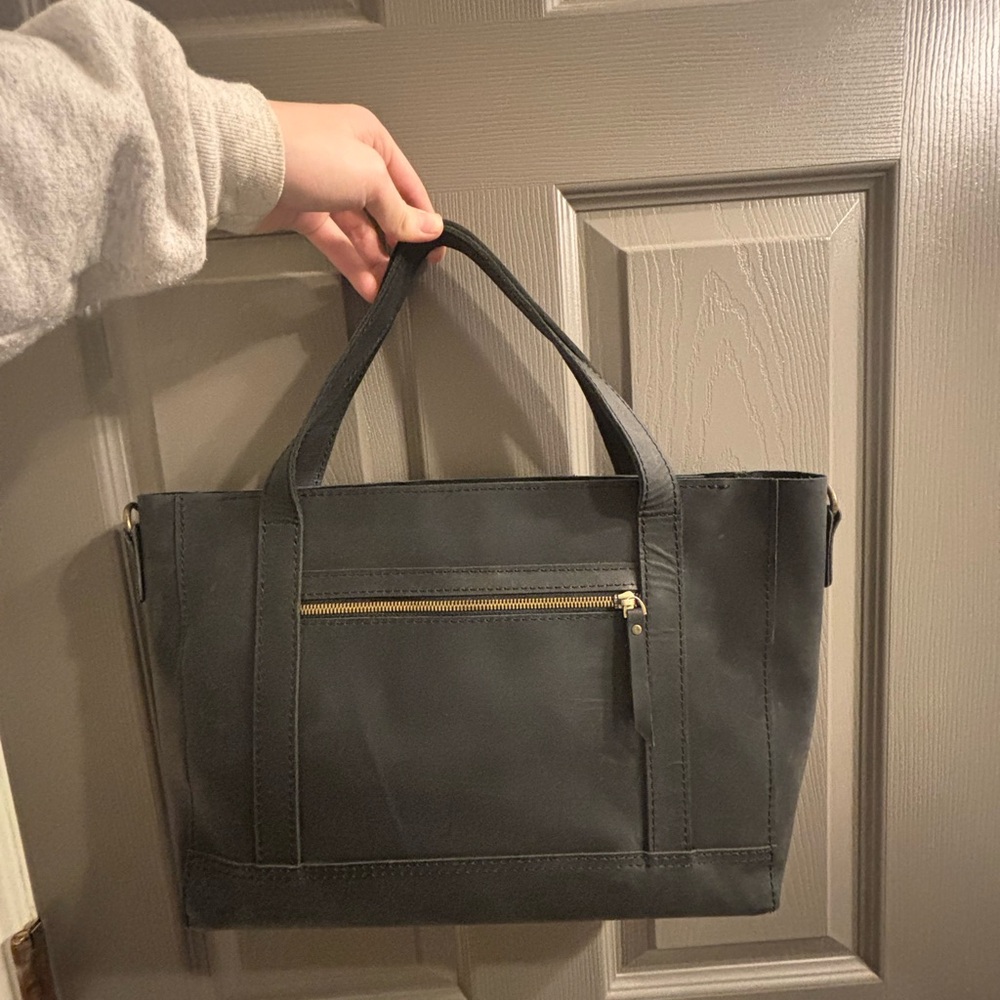 Elegant Black Tote Bag